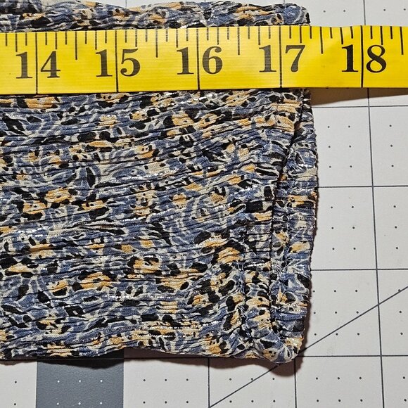 Anthropologie Women's Kira Off-Shoulder Blue Dress Cottage core Romantic Boho 8 - Picture 15 of 16